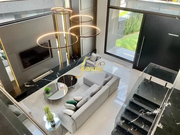 Imagem Sobrado contemporâneo no condomínio Sense mobiliado e decorado