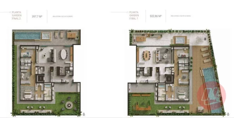 Imagem Luxuoso apartamento com suíte, vagas e infraestrutura.