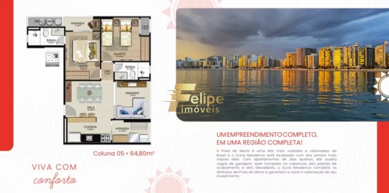 Imagem O mais NOVO EMPRENDIMENTO na Praia do Morro!