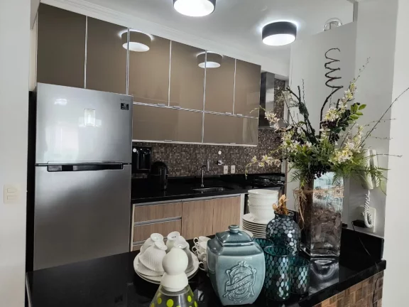 Imagem Apartamento pé na areia à venda em Riviera de São Lourenço - Módulo 8: 3 dormitórios, 2 suítes, 2 vagas, 128m². Varanda gourmet e vista para o mar!