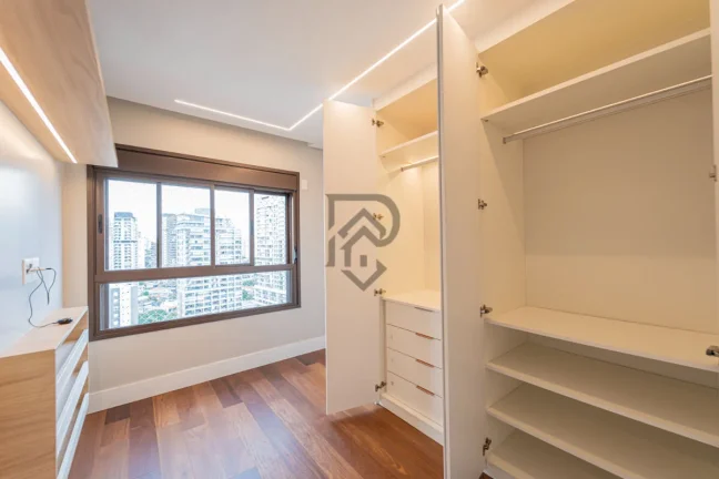 Imagem Apartamento Quartier Brooklin pronto para morar andar alto vista livre