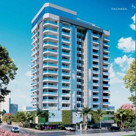 Apartamento Alto Padrão, 03 Quartos, 03 Suites, 02 Vagas de Garagem, Area de Lazer Completa, Praia do Morro, Guarapari - ES