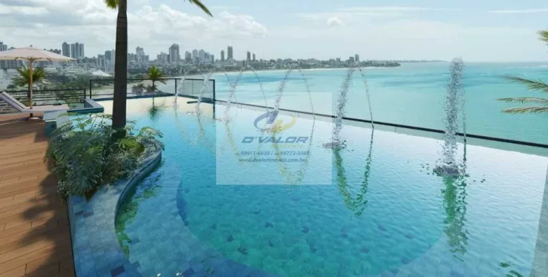 Imagem Vendo Flats de 22,80 à 36,96m², na melhor localização da praia de Manaíra