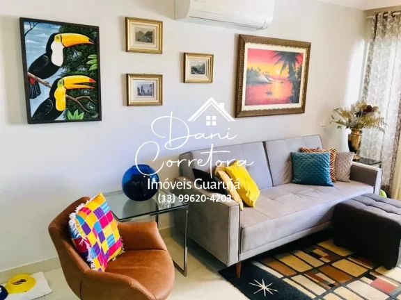 Imagem Lindo apartamento de 3 quartos com suíte e 2 vagas de garagem no Jardim Astúrias, Guarujá-SP: Imperdível oportunidade de compra ou locação!