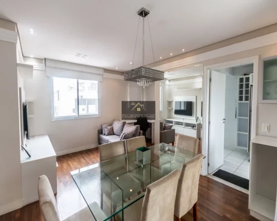 Imagem ITAIM BIBI LOCAÇÃO APARTAMENTO TOTALMENTE MOBILIADO 2 SUÍTES SALA 2 AMBIENTES LAVABO AR-CONDICIONADO VARANDA ANDAR ALTO 2 VAGAS LAZER COMPLETO