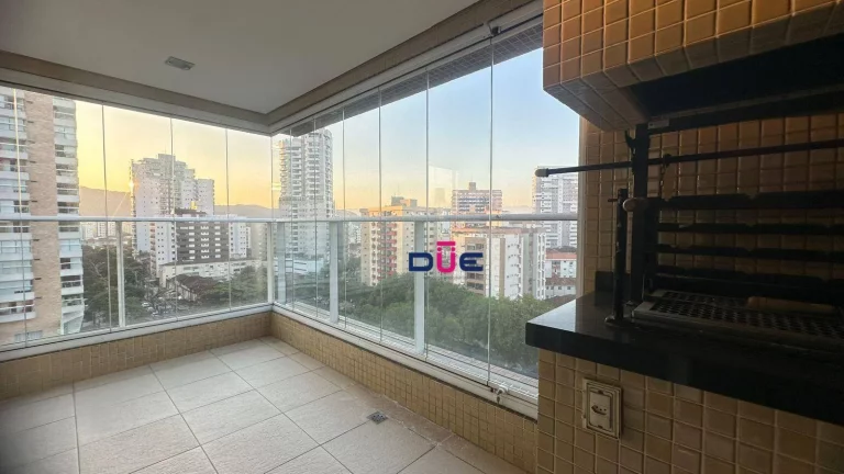 Imagem Apartamento com 3 dormitórios à venda, 131 m² por R$ 1.500.000,00 - Gonzaga - Santos/SP