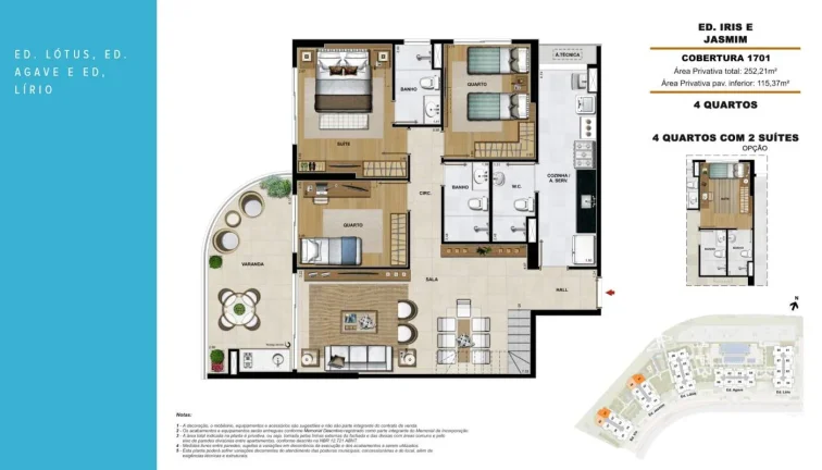 Imagem Apartamento para Venda em Rio de Janeiro, Barra da Tijuca, 4 dormitórios, 3 suítes, 3 banheiros, 2 vagas