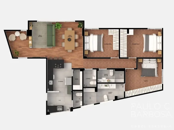 Imagem Higienópolis 3 Dormitórios (1 Suíte) - 1 Vaga - 130m² - Reformado