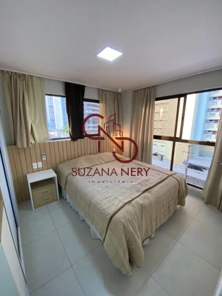 Imagem Flat vista mar, mobiliado em Ponta Negra