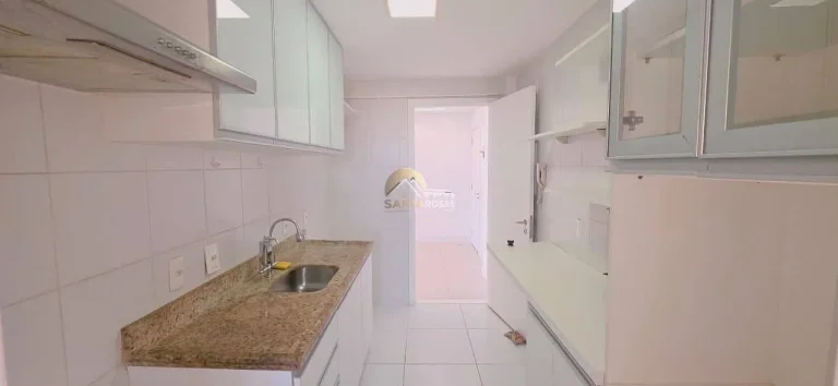Imagem Alugo apartamento no Alphaville Salvador: 2/4 (1 suíte) nascente, varanda gourmet c/ cortina de vid