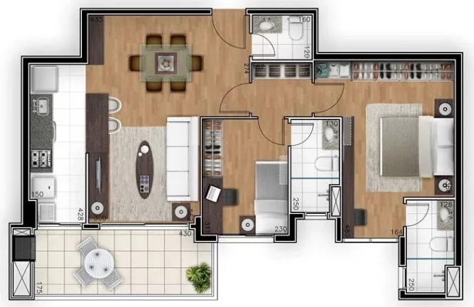 Imagem Terrasse Cadeaux - Apartamento à venda no bairro Ahú - Curitiba/PR