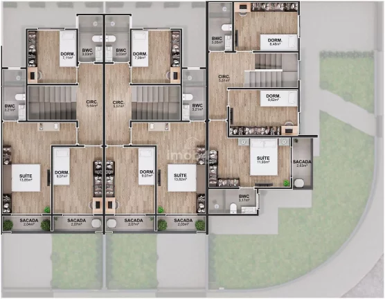 Imagem Venda Sobrado em Sertão do Maruim - 3 Dorms, 2 Suítes, R$570k