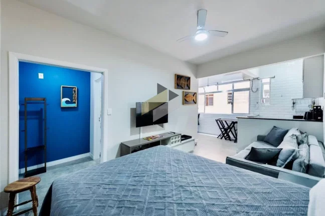 Imagem Studio para Venda em Santos, Boqueirão, 1 banheiro, 1 vaga