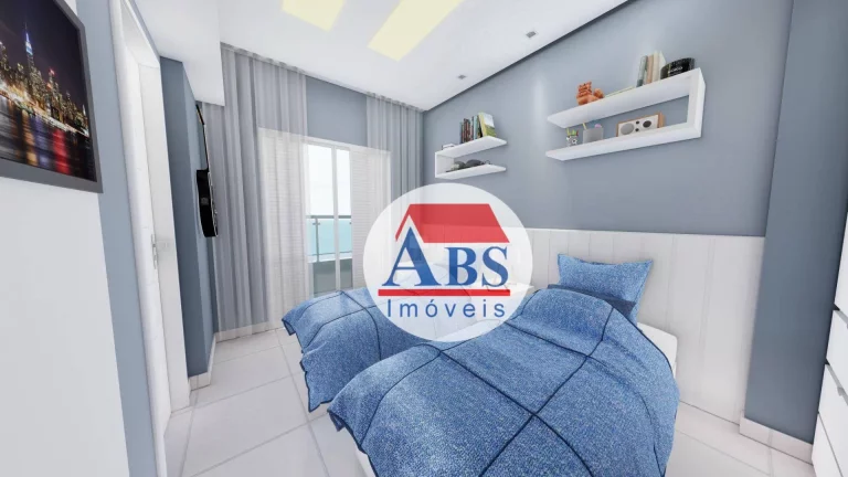 Imagem Apartamento com 2 dormitórios à venda, 85 m² por R$ 420.000,00 - Tupi - Praia Grande/SP