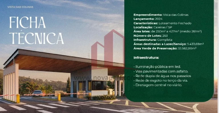 Imagem Terreno à venda na Região Central de Caieiras-SP com 250m² de área!