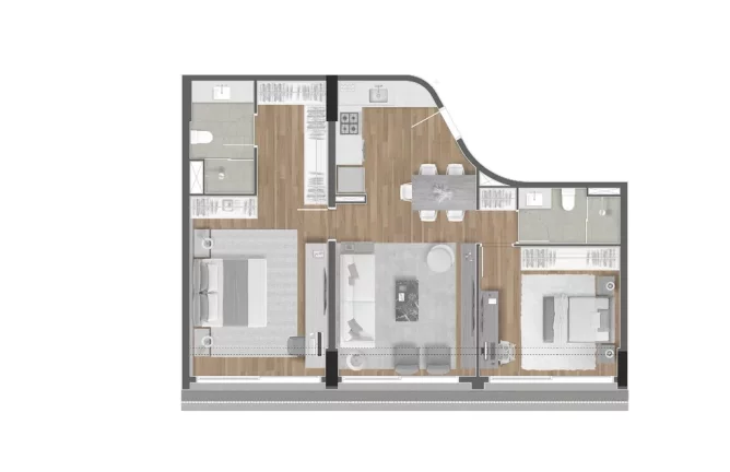 Imagem Imóvel com 1 Quarto à Venda, 34 m² em Itaim Bibi - São Paulo