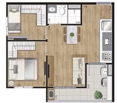 Imagem APARTAMENTO RESIDENCIAL em São Paulo - SP, Belenzinho