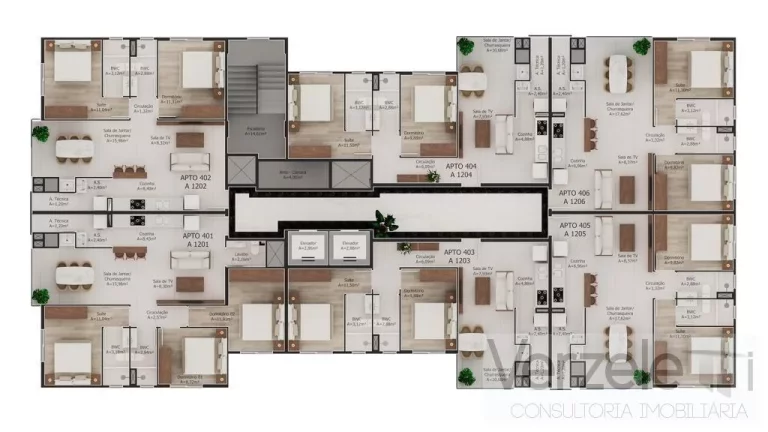 Imagem Apartamento 3 dormitórios para Venda em Camboriú / SC no bairro São Francisco de Assis