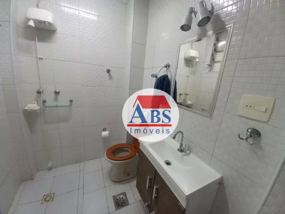 Imagem Apartamento com 2 dormitórios à venda, 81 m² por R$ 555.000 - Gonzaga - Santos/SP com vista para o mar