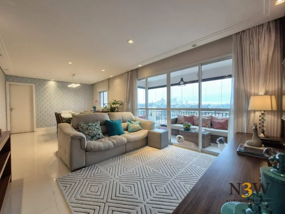 Imagem Apartamento à venda na Vila Leopoldina São Paulo SP com 130m², 3 dormitórios (1 suíte com closet) e 2 vagas de garagem + depósito