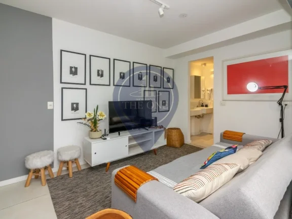 Imagem Apartamento à venda na Consolação, São Paulo-SP: 1 quarto, 2 salas, 1 banheiro, 1 vaga de garagem, 48 m² de área.