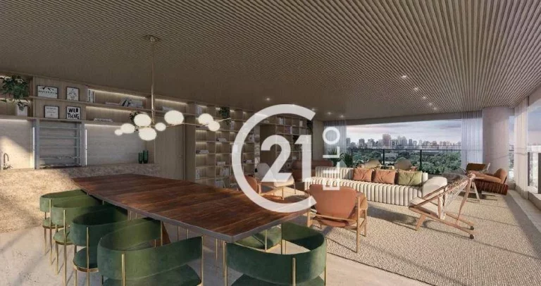 Imagem Apartamento novo com 4 suítes, 238 m² - Moema - São Paulo/SP