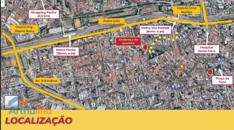 Imagem Apartamento 34m, 2 dorm., mobiliado e decorado-Vila Matilde-SP R$ 369.600