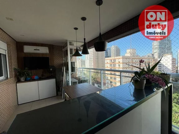 Imagem Apartamento com 3 dormitórios à venda por R$ 1.256.000 - Santos