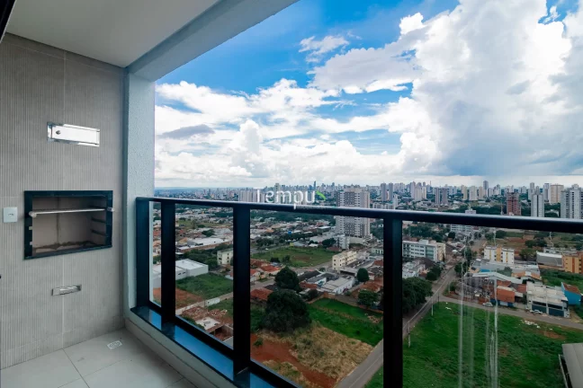Imagem Residencial Vértice - Apartamento 3 Quartos 1 Suíte, Churrasqueira a Carvão na varanda
