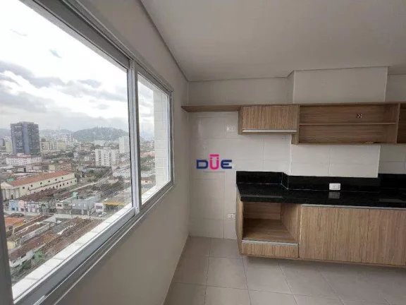 Imagem Apartamento com 2 dormitórios à venda, 67 m² por R$ 510.000 - Macuco - Santos/SP