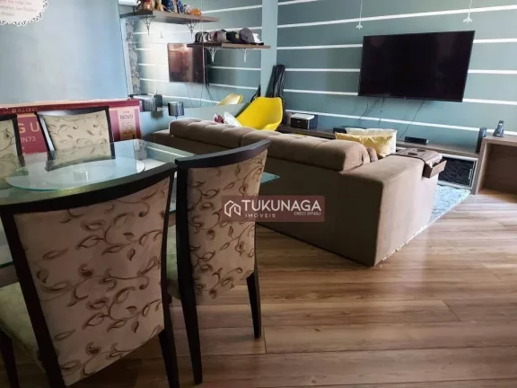 Imagem Apartamento com 3 dormitórios à venda, 76 m² por R$ 590.000,00 - Jardim Nova Taboão - Guarulhos/SP
