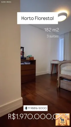 Imagem Apartamento para Venda em Salvador, Horto Florestal, 3 dormitórios, 3 suítes, 5 banheiros, 2 vagas