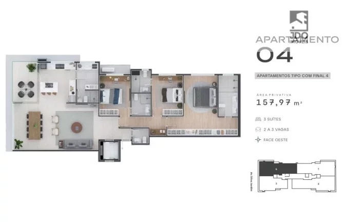 Imagem Apartamento a Venda no bairro Seminário - Curitiba, PR