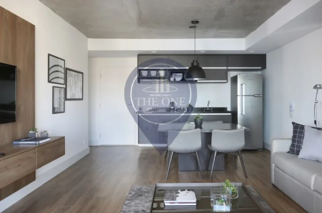 Imagem Apartamento para locação na Cidade Monções, São Paulo-SP: 1 quarto, 2 salas, 1 banheiro, 1 vaga de garagem, 70m²