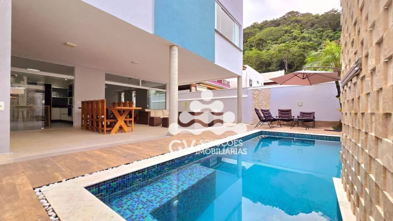 Imagem Casa com 5 dormitórios à venda, 300 m² por R$ 2.200.000 - Condomínio Costa Nova - Caraguatatuba/SP