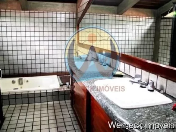 Imagem Magnífica mansão de 5 quartos em condomínio fechado na Domingas Dias, Ubatuba-SP: 5 suítes, 2 salas, 7 banheiros, 4 vagas, 800m².