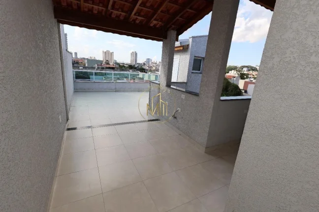 Imagem Cobertura para Venda em Santo André, Vila Pires, 2 dormitórios, 1 suíte, 3 banheiros,