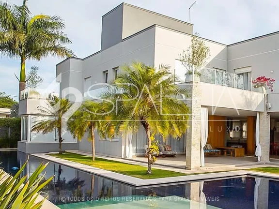 Residência moderna com lazer completo à venda na Reserva dos Vinhedos em Louveira