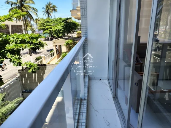 Imagem Imperdível! Apartamento de luxo à venda em Guarujá-SP, Pitangueiras. 3 quartos, 3 suítes, 2 salas, 5 banheiros, 2 vagas, 180m².