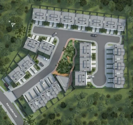 Imagem Casa Duplex para Venda em Curitiba, Abranches, 3 dormitórios, 1 suíte, 3 banheiros, 2 vagas