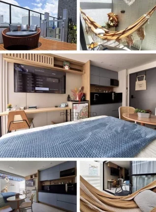 Imagem Flat Impecável no Jardim Oceania todo Mobiliado e Equipado a 50m do Mar
