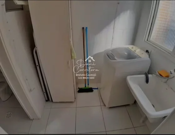 Imagem Apartamento de 3 Quartos na Enseada, Guarujá-SP 2 Salas, 2 Banheiros, 1 Vaga de Garagem 80 m² de Área