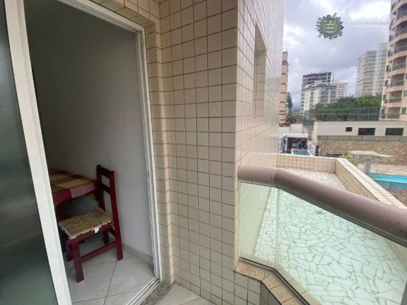Imagem Apartamento com 1 dormitório à venda, 43 m² por R$ 320.000 - Aviação - Praia Grande/SP