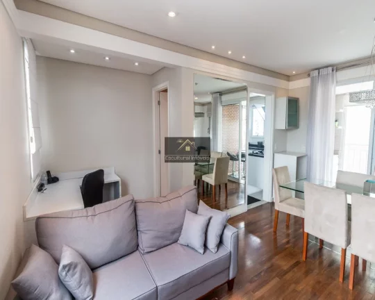 Imagem ITAIM BIBI LOCAÇÃO APARTAMENTO TOTALMENTE MOBILIADO 2 SUÍTES SALA 2 AMBIENTES LAVABO AR-CONDICIONADO VARANDA ANDAR ALTO 2 VAGAS LAZER COMPLETO