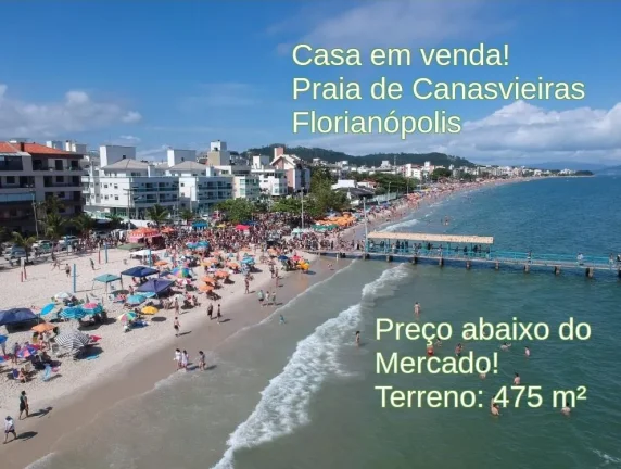 Praia de Canasvieiras, casa com escritura pública