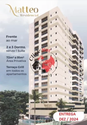 Imagem Apto vista pro Mar ,76m2, novo entrega dez 2024 , 2 dorms c suite ,varanda Grill, 1 vaga , Mongagua prox centro