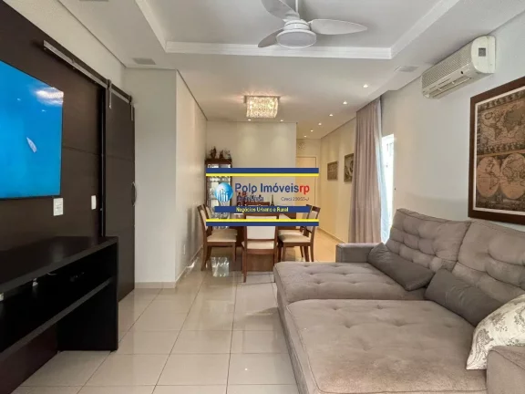 Imagem Casa térrea R$ 950.000 Condomínio San Remo, 3 quartos sendo 1 suíte, até 4 veículos, piscina, varanda gourmet - Recreio das Acácias - Rib. Preto