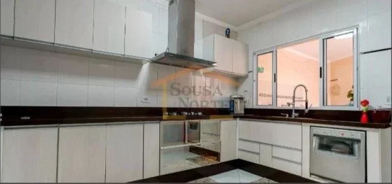 Imagem Ótimo sobrado, 3 dormitórios, sendo os 3 suites, closet, rico em armários, sala 2 ambientes, cozi...