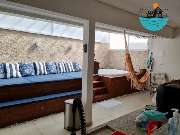 Imagem Casa em condomínio para locação em Juquehy com 4 suítes, jacuzzi privativa, 150m da praia - Acomodação 10 pessoas | Juquehy Imobiliária