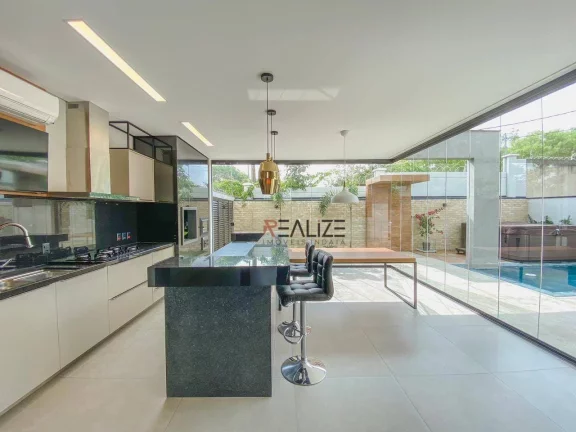 Imagem Sobrado Alto Padrão com 4 dormitórios à venda, 358 m² por R$ 4.500.000 - Condomínio Residencial Duas Marias - Indaiatuba/SP